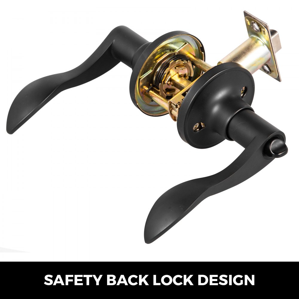 Interior Door Handles Bedroom Door Handle 3 Pack Door Knob Lever for Bathroom