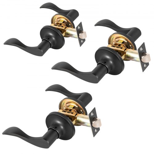Passage Door Lever Passage Door Handle 3 Pack For 35-45mm Thickness Door