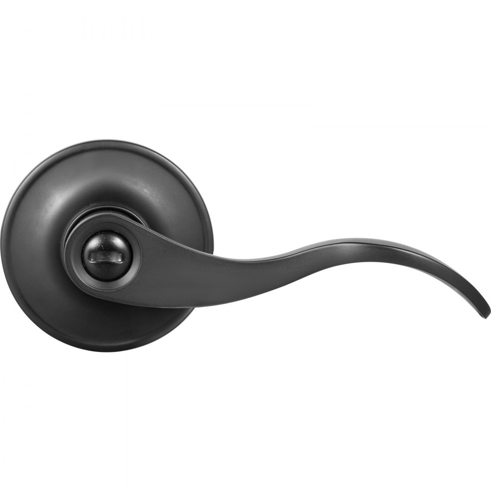 VEVOR Palanca de puerta de entrada con llave Paquete de 5 Palanca de entrada con llave para llaves de puerta de 35-45 mm de espesor Manija de puerta similar con cerradura y llave Manija de puerta interior reversible Manija Cerrojo Palanca de entrada resistente