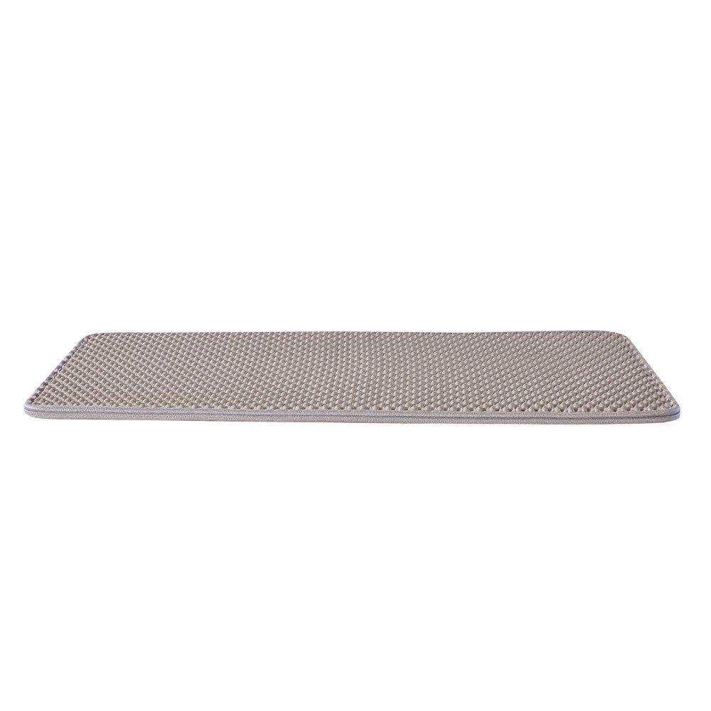 VEVOR Cat Litter Mat, 24 x 15 in, Double-Layer Litter Box Mat, Non-Slip & Urine-Proof Litter-Trapping Mats for Indoor Cats, Honeycomb Design, Soft on Paws, Washable Large Kitty Mats for Floor