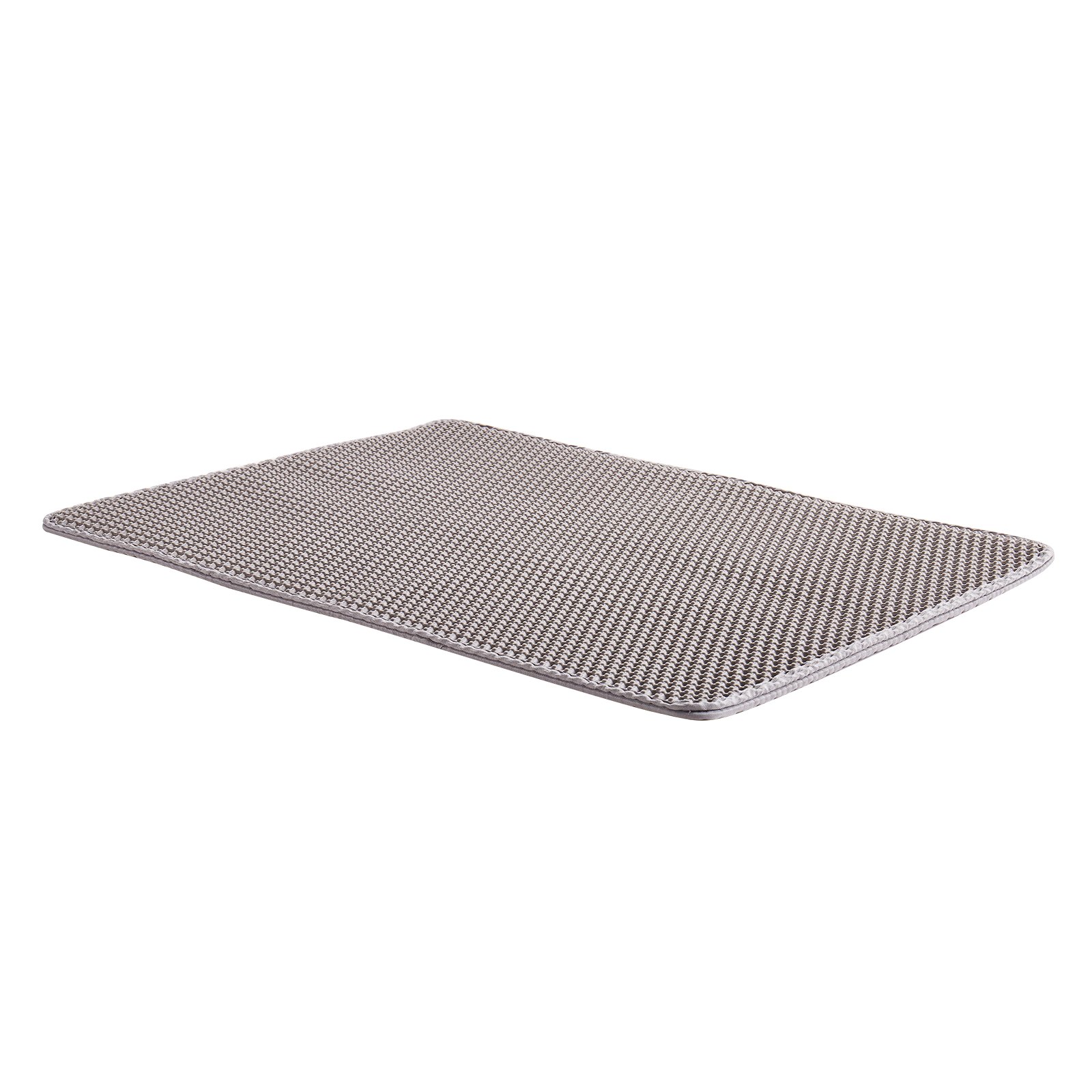 VEVOR Cat Litter Mat, 30 x 24 in, Double-Layer Litter Box Mat, Non-Slip & Urine-Proof Litter-Trapping Mats for Indoor Cats, Honeycomb Design, Soft on Paws, Washable Large Kitty Mats for Floor