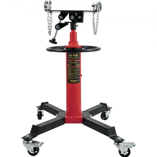 VEVOR Transmission Jack 1100 lbs 2-Stage Hydraulic High Lift Vertical Telescopic