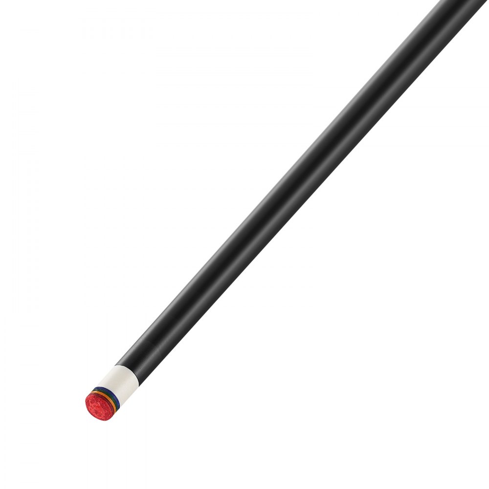 VEVOR Pool Cue, 1 Piece Pool Stick, 58 inch & 19 oz Canadian Maple Wood Billiard Pools Cue Stick with Multi-Layer Tip & ABS Connection Ring, Cues Sticks for Professional Pool Table, Bar, Home, Office