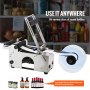 VEVOR MT-50 Semi-Automatic Round Bottle Labeling Machine, Adjustable Bottle Labeler 50pcs/min Label Applicator for Bottles 12-90mm
