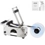 VEVOR Semi-Automatic Round Labeling Machine, 20-50pcs/min, Electric Bottle Label Applicator for Round Bottles, Round Bottle Labeler Suitable for Round Bottle Diameter 20-120 mm (with Pressing Bar)