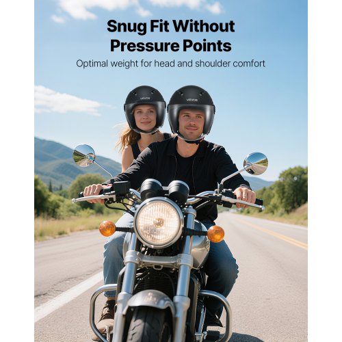 3 4 motorcycle helmet for women TCMT DOT 3/4 Open Face Adult Dual Visor Extra Shield Scooter Cool and Comfortable Riding DOT Approved Daytona Cruiser Open