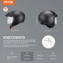 VEVOR 3/4-Face Motorcycle Helmet Motocross Helmet with Bluetooth Communication