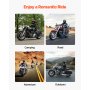 VEVOR Motorcycle Backrest Sissy Bar for Harley-Davidson Dana