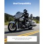 Motorcycle Backrest Sissy Bar with Luggage Rack for Honda Rebel 2021-2024 18 in