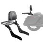 Motorcycle Backrest Sissy Bar with Luggage Rack for Honda Rebel 2021-2024 18 in
