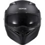 Casco de motocicleta VEVOR, sin máscara, Smart Street ABS y casco de alta densidad con ranura para Bluetooth y lentes intercambiables, cómodo casco de motocross aprobado por DOT, apto para jóvenes y adultos.