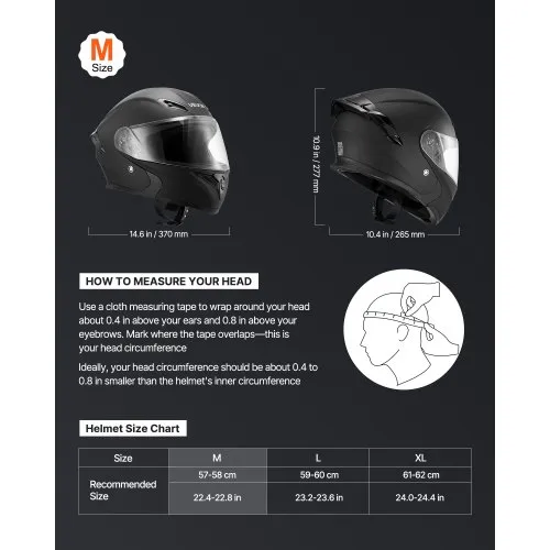 dirt bike helmet measurements ILM Youth & Kids Helmets Motocross ATV Dirtbike BMX MX Offroad Full Face Motorcycle Helmet, DOT Approved Model 128YS (Matte Black, Meet or exceeds FMSS VEVOR Motorcycle Helmet, Modular, Adult