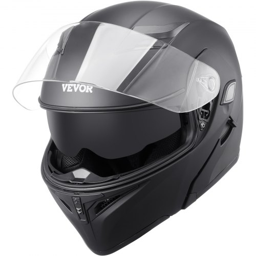 VEVOR Motorcycle Helmet, Unmasked, Smart Street ABS High Density