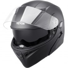 VEVOR Unmasked Motorcycle Helmet Motocross Helmet with Bluetooth Slot