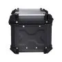 VEVOR Motorcycle Top Case, Universal Aluminum Alloy Motorbike Tail Box with Leather Lining, 55L Waterproof Detachable Motorcycle Top Box with Lock & Back Cushion, Fit for 99% of Motorcycle Frames