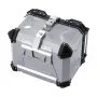 VEVOR Motorcycle Top Case, Universal Aluminum Alloy Motorbike Tail Box with Leather Lining, 45L Waterproof Detachable Motorcycle Top Box with Lock & Back Cushion, Fit for 99% of Motorcycle Frames