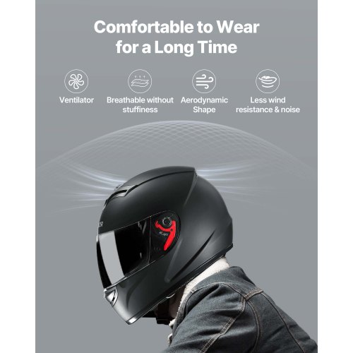 aerodynamic full face motorcycle helmet Duke Helmets DK-120 Helmet, XL, Matte Black 218 motorcycle helmet safety standards Favoto Full Face Motorcycle Helmet