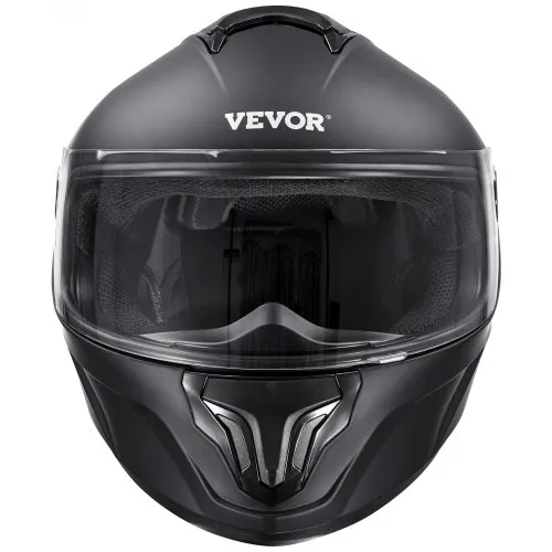 dual density motorcycle helmets Trekker Cw Conceal Helmet Shld Black/Grey/White Sm resistant exterior VEVOR DOT Approved Motorcycle Helmet