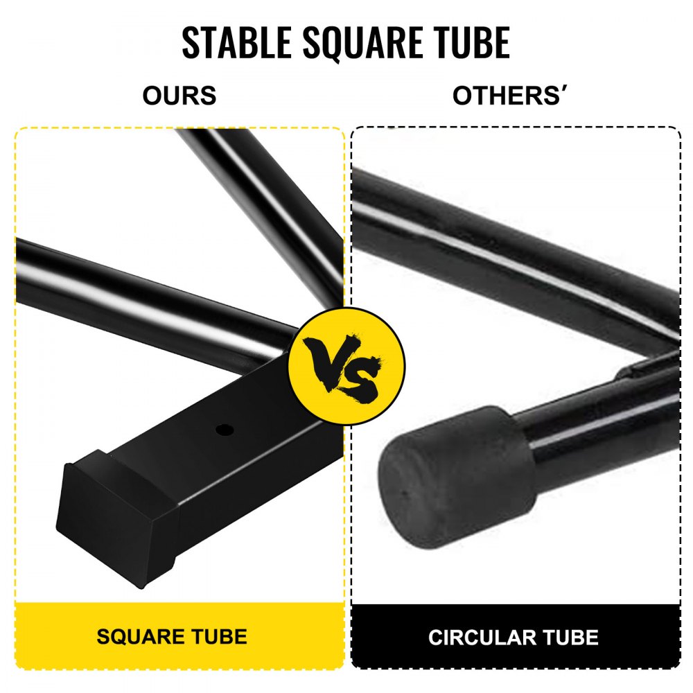 VEVOR Motorcycle Front Tire Chock Wheel Stand 680 kg Heavy Duty Trailer Stand