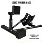 Vevor Motorcycle Front Tire Chock Wheel Stand 1500 Lbs Heavy Duty Trailer Stand