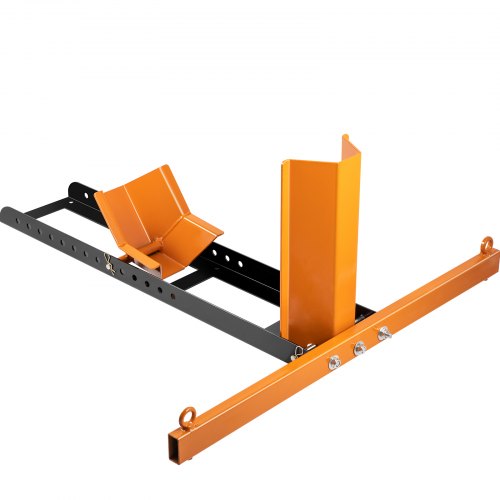 Calzo ajustable para rueda de motocicleta VEVOR 1800 lbs soporte vertical naranja y negro