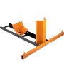 VEVOR Adjustable Motorcycle Wheel Chock 1800 lbs Orange & Black Upright Stand