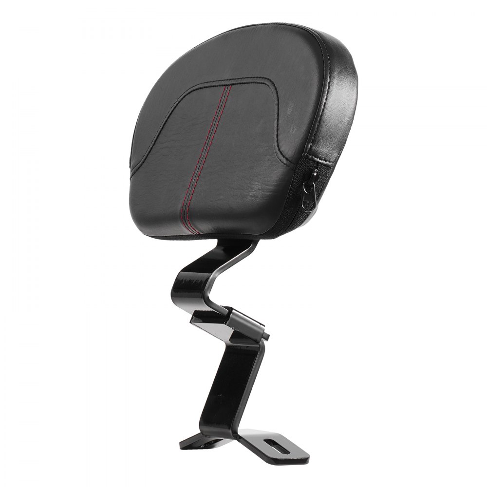 Motorcycle Backrest Sissy Bar, Compatible with Harley-Davidson Touring Street Glide, Road Glide, and Road King, 12.2-Inch Height Detachable Rider Backrest, Black