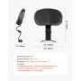 Motorcycle Backrest Sissy Bar, Compatible with Harley-Davidson Touring Street Glide, Road Glide, and Road King, 12.2-Inch Height Detachable Rider Backrest, Black