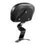 Motorcycle Backrest Sissy Bar, Compatible with Harley-Davidson Touring Street Glide, Road Glide, and Road King, 12.2-Inch Height Detachable Rider Backrest, Black