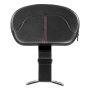 Motorcycle Backrest Sissy Bar, Compatible with Harley-Davidson Touring Street Glide, Road Glide, and Road King, 12.2-Inch Height Detachable Rider Backrest, Black