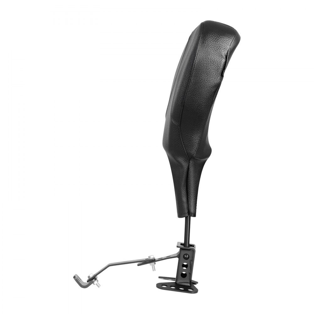 Adjustable Motorcycle Backrest Sissy Bar, Fit Harley Touring Models 2009-2024 with One-piece Slotted Seat, Street Glide, Road Glide, and Road King, Detachable Rider Backrest for Motorcycles, Black