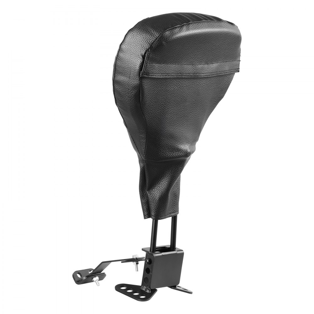 Adjustable Motorcycle Backrest Sissy Bar, Fit Harley Touring Models 2009-2024 with One-piece Slotted Seat, Street Glide, Road Glide, and Road King, Detachable Rider Backrest for Motorcycles, Black