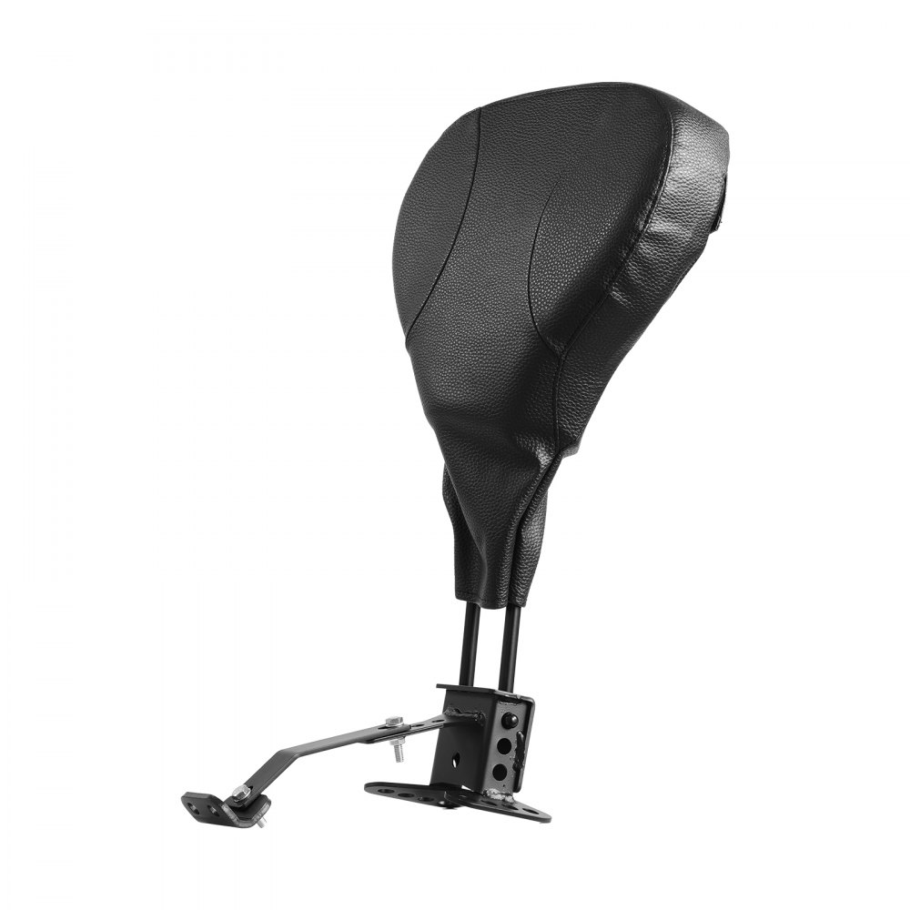 Adjustable Motorcycle Backrest Sissy Bar, Fit Harley Touring Models 2009-2024 with One-piece Slotted Seat, Street Glide, Road Glide, and Road King, Detachable Rider Backrest for Motorcycles, Black