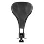 Adjustable Motorcycle Backrest Sissy Bar, Fit Harley Touring Models 2009-2024 with One-piece Slotted Seat, Street Glide, Road Glide, and Road King, Detachable Rider Backrest for Motorcycles, Black