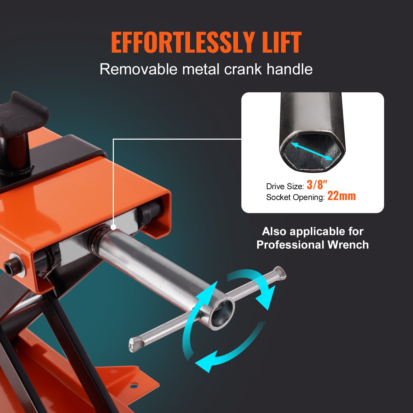 VEVOR Motorcycle Lift, 500 kg Motorcycle Center Scissor Lift Jack with Saddle & Safety Pin, Steel Motorcycle Jack Hoist Stand for Street Bikes, Cruiser Bikes, Touring Motorcycles