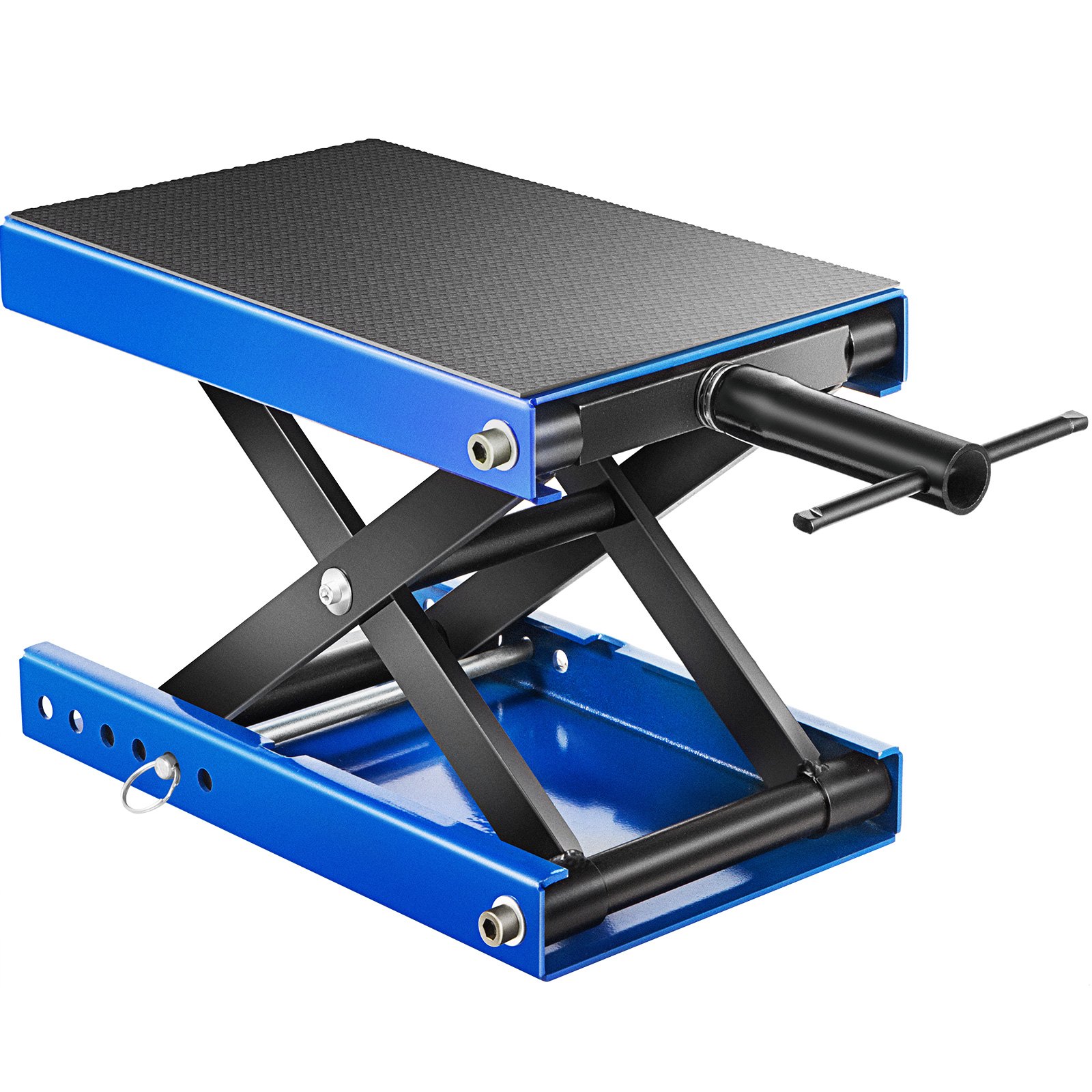 VEVOR Motorcycle Jack Motorcycle Scissor Jack 1100LBS Motorcycle Lift Table Blue
