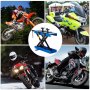 VEVOR motorcykeljack 1100 lb, saxlyftstativ med skyddande lacktäckta vaggor, motorcykel-centrumsaxlyftdomkraft, saxstativ för motorcyklar ATV