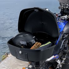 Top Case moto universel VEVOR 48L avec panneau réfléchissant