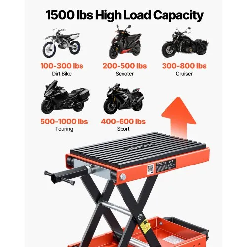 Mootorratta käärtõstuk 680 kg, 105–350 mm — pilt 2