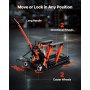 1500lbs Hydraulic & Pneumatic  Motorcycle Jack Lift Hoist Stand Bike 2-Caster
