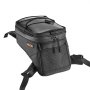 VEVOR Motorcycle Tank Bag, Small Black Motorbike Storage Bag Accessories, For ADV, Dual Sport, Touring & Dirt Bikes, Touchscreen Phone Map Pocket, YKK Zippers, Quick-Release Straps, with Rain Cover