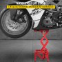 Motorcycle Center Scissor Lift Jack Hoist Stand Dirt Bikes Atv Platform Center