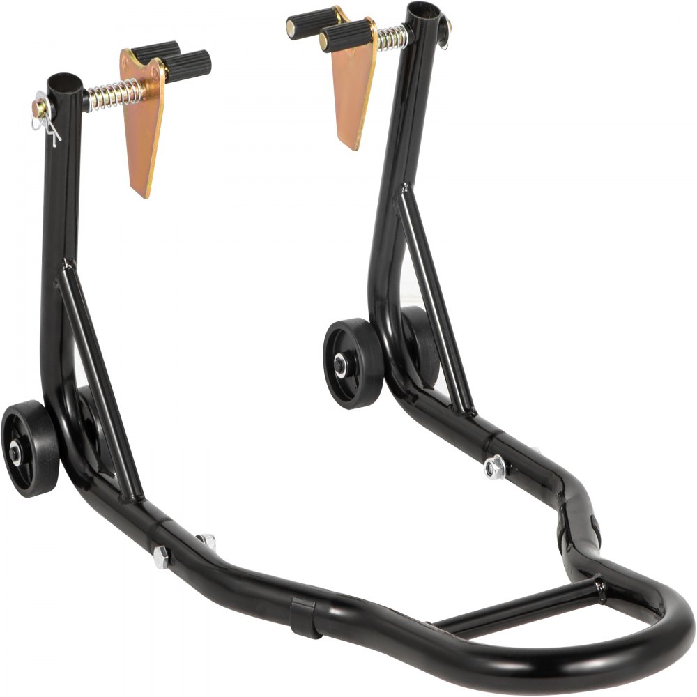 VEVOR Motorcycle Stand Paddock Stand Front Fork Lift Sport 3 in Cast Iron Wheel