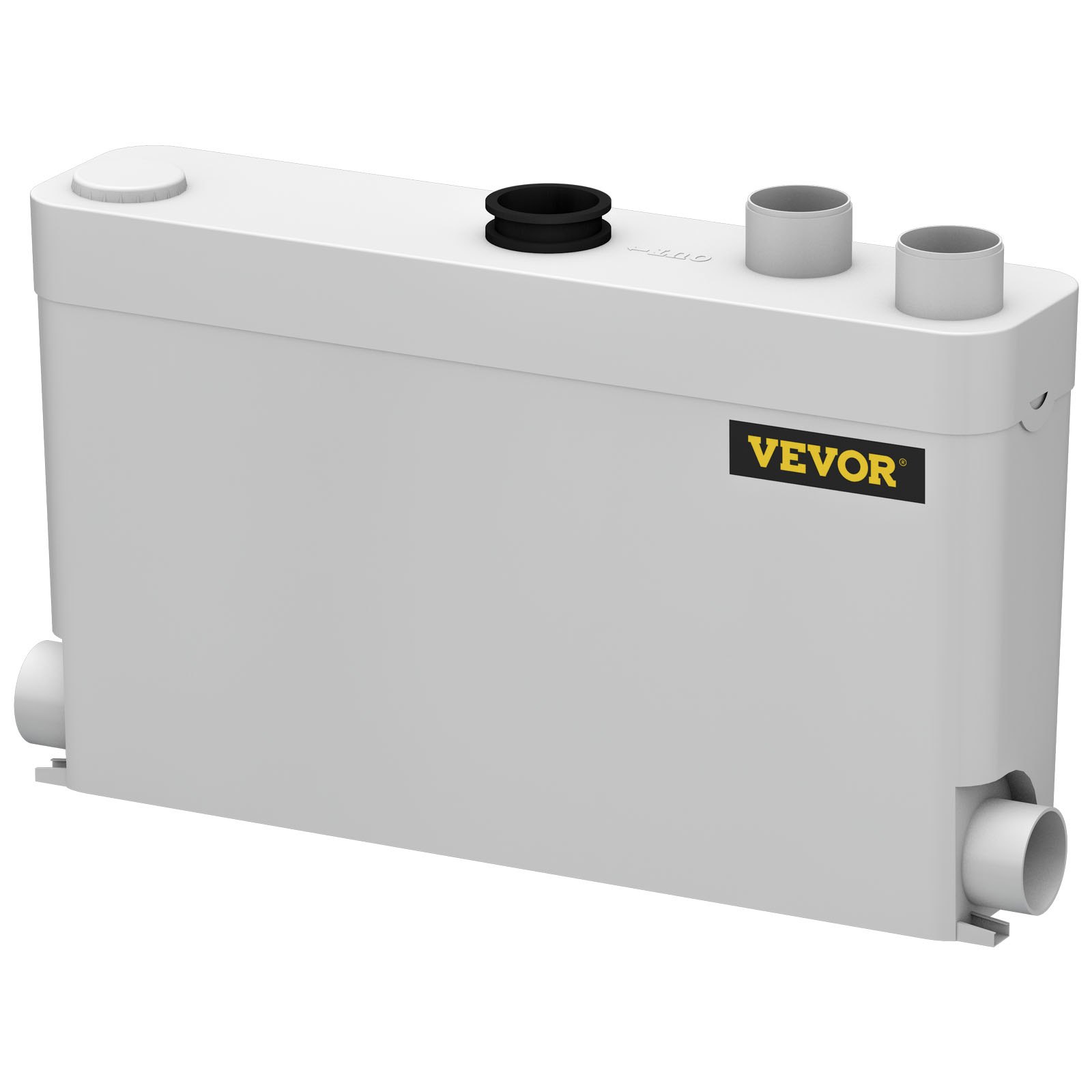 VEVOR 400W Sewerage Macerator Pump for Basement, Kitchen, Sink, Shower, Bathtub, Waste Water Disposal Machine, Elevation up to 21ft, 4 Inlets(2 Sided), White