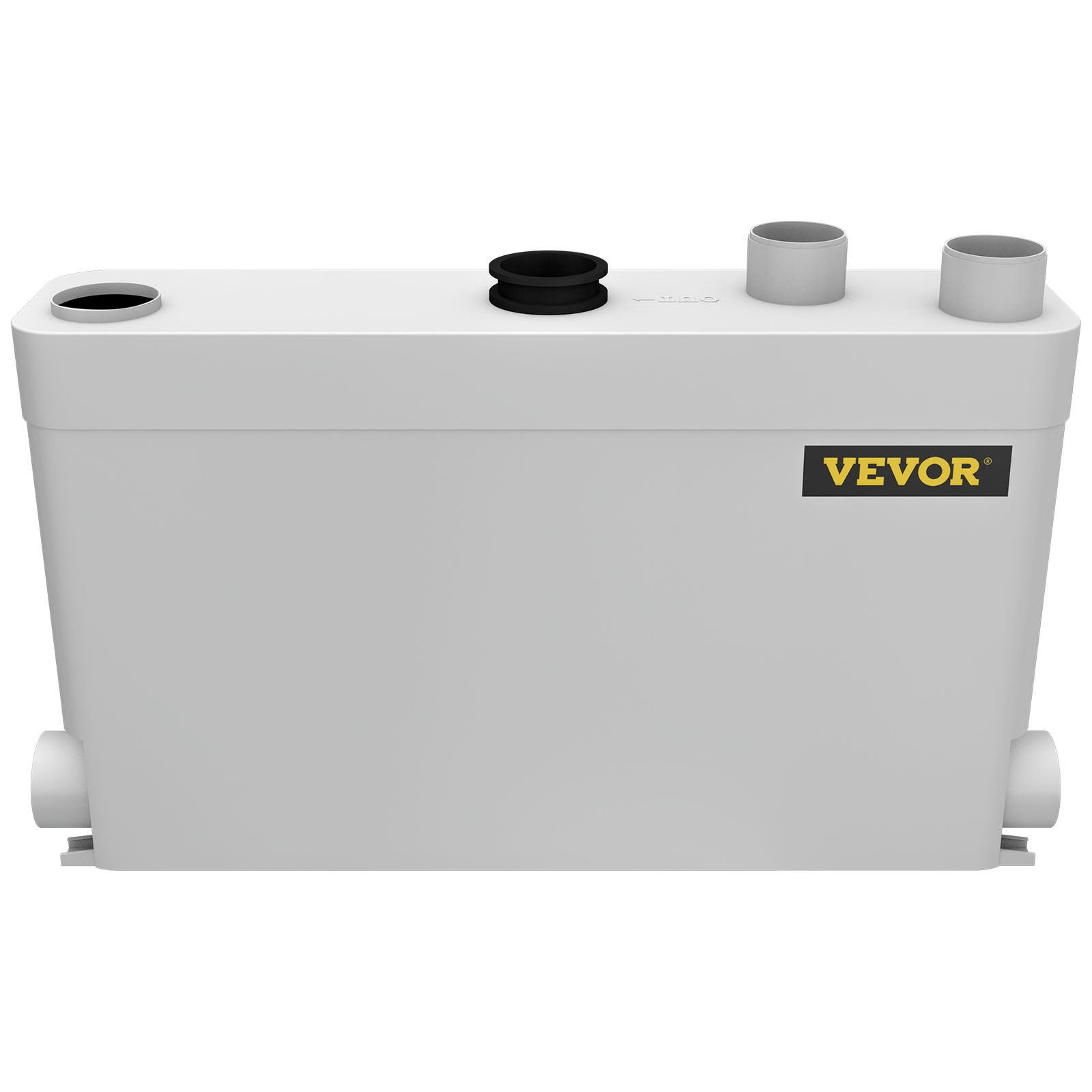 VEVOR 400W Sewerage Macerator Pump for Basement, Kitchen, Sink, Shower, Bathtub, Waste Water Disposal Machine, Elevation up to 21ft, 4 Inlets(2 Sided), White