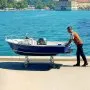 VEVOR Watercraft PWC Dolly, 1000 lbs Load Capacity, Jet Ski Stand PWC Cart for Moving Watercraft, Adjustable Bunks with 4 Casters & 2 Brakes, Heavy-Duty Jet Ski Cart for Kayaks, Jet Skis, Speedboats