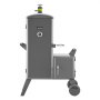 Charcoal Offset Smoker with Side Firebox