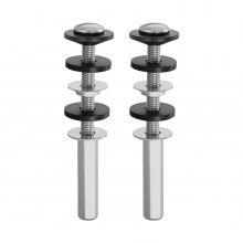 Universal Toilet Seat Bolts Kit Heavy Duty Toilet Tank Bolts Downlock Nuts 2PCS