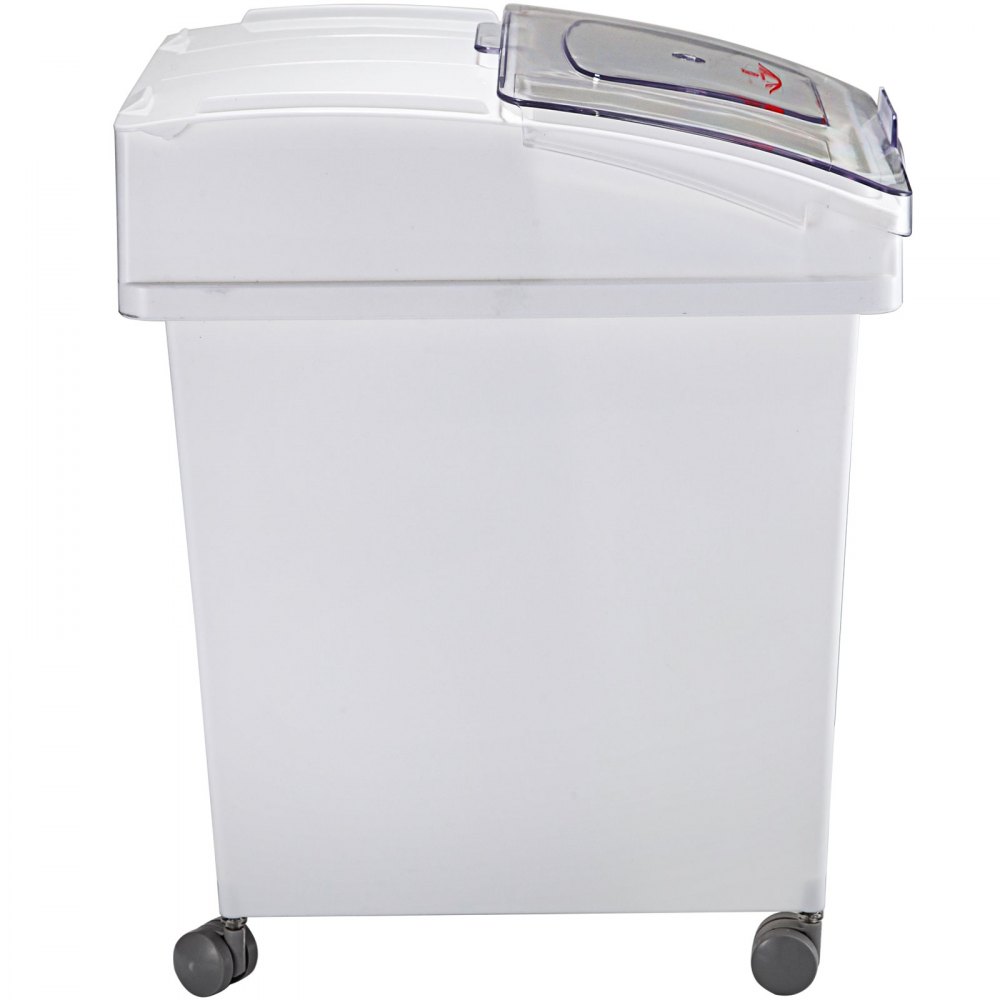 VEVOR Rice Storage Container, 6.6Gallon/25L x3 Capacity Large Dog Food Dispenser Bin, Kitchen Ingredient Grain Cereal Flour Bin, Pet food Containers with Wheels, 3 Scoops,  and Airtight Lid, 3 Pack