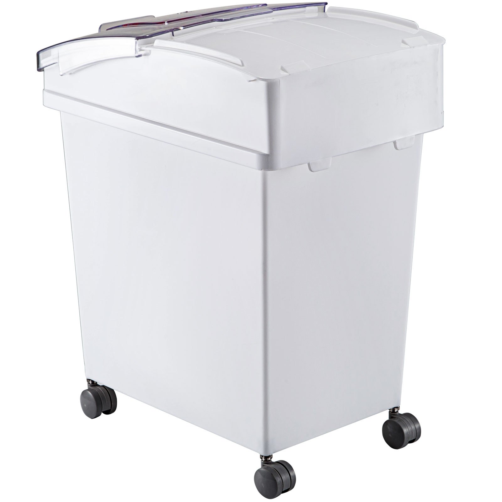 VEVOR Rice Storage Container, 6.6Gallon/25L x3 Capacity Large Dog Food Dispenser Bin, Kitchen Ingredient Grain Cereal Flour Bin, Pet food Containers with Wheels, 3 Scoops,  and Airtight Lid, 3 Pack